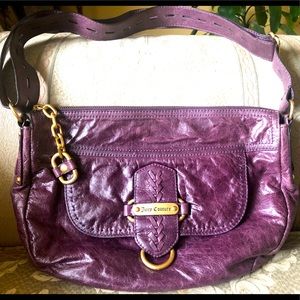Juicy Couture Purple Soft Leather Shoulder bag